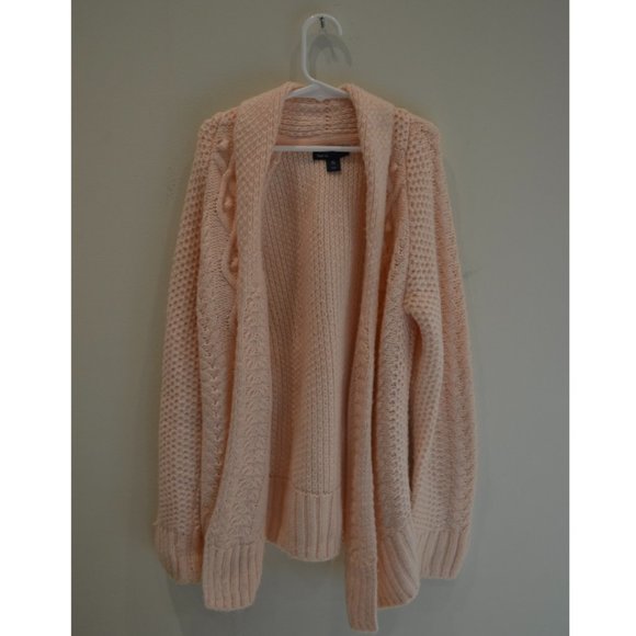 GapKids Girls (XL) Pale Pink Knitted Long Cardigan - Picture 1 of 3